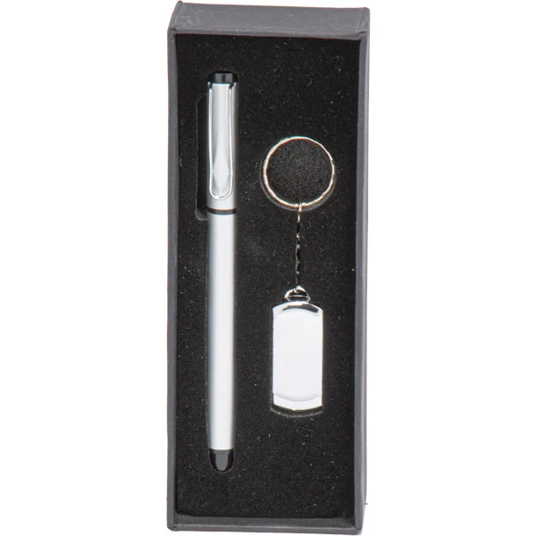8210-32GB Metal USB Bellek ve Kalem Seti - Ürün Görseli 1