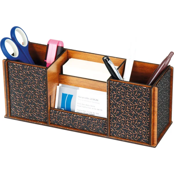 AH-3240 Ahşap Organizer - Ürün Görseli 1