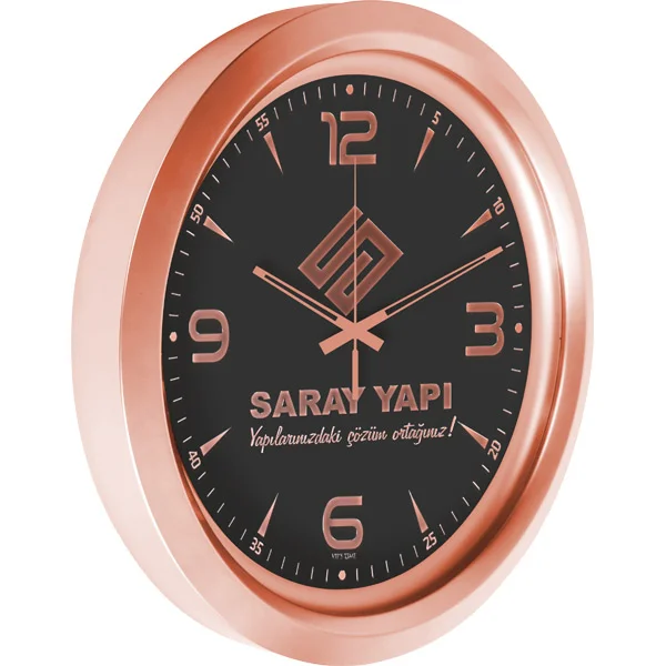 V30-743-B Metalize Duvar Saati - Ürün Görseli 1