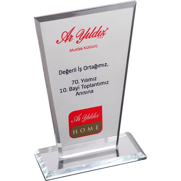 EKT-235-ŞF Kristal Plaket - Ürün Görseli 1