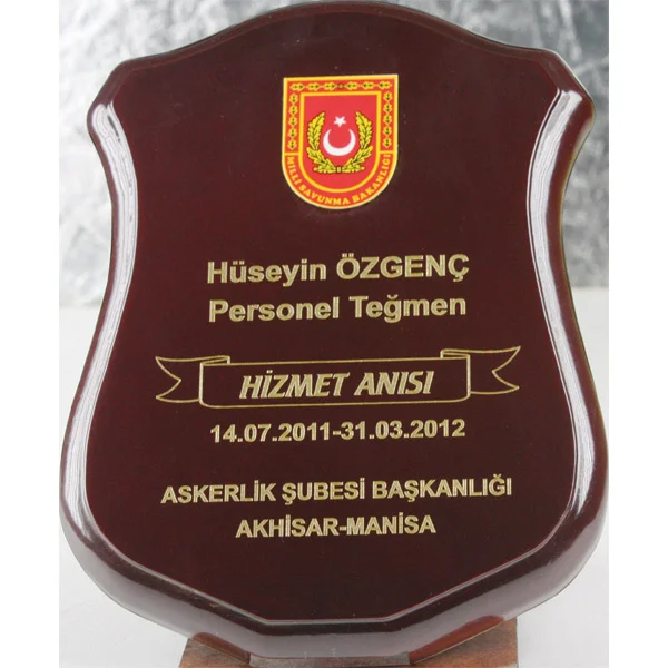 BK-75 Ahşap Plaket - Ürün Görseli 1