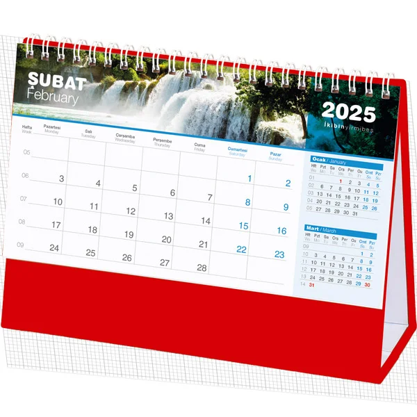 AMT-04-TK Şelale Masa Takvimi - Ürün Görseli 1