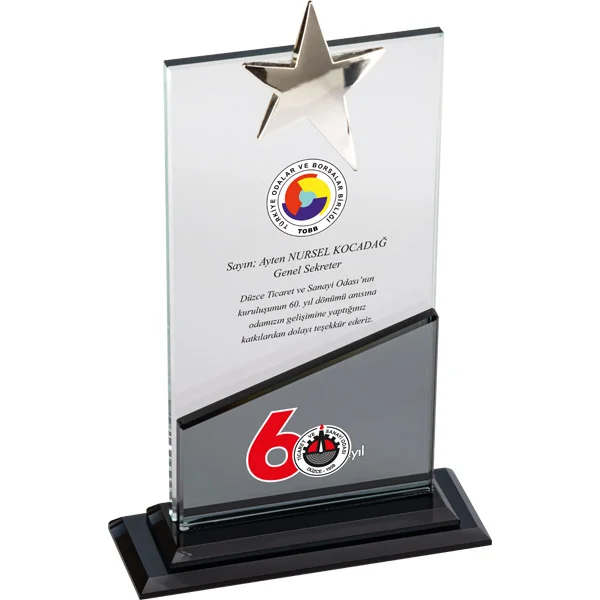 EKT-480 Kristal Plaket - Ürün Görseli 1