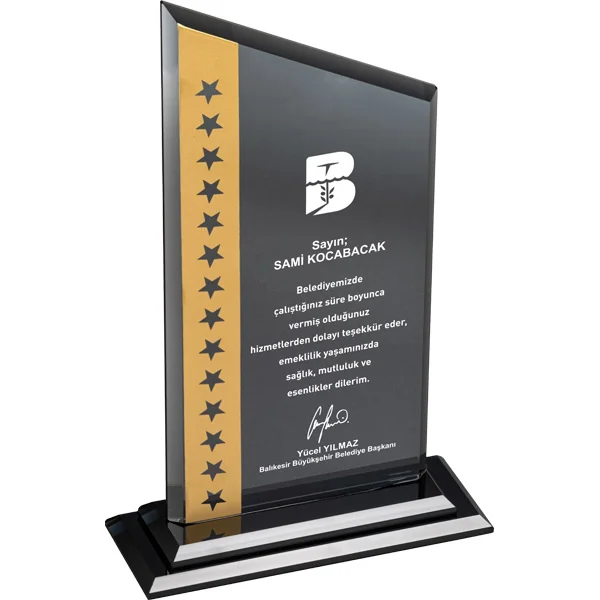 EKT-315 Kristal Plaket - Ürün Görseli 1