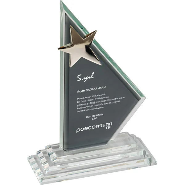 EKT-660 Kristal Plaket - Ürün Görseli 1